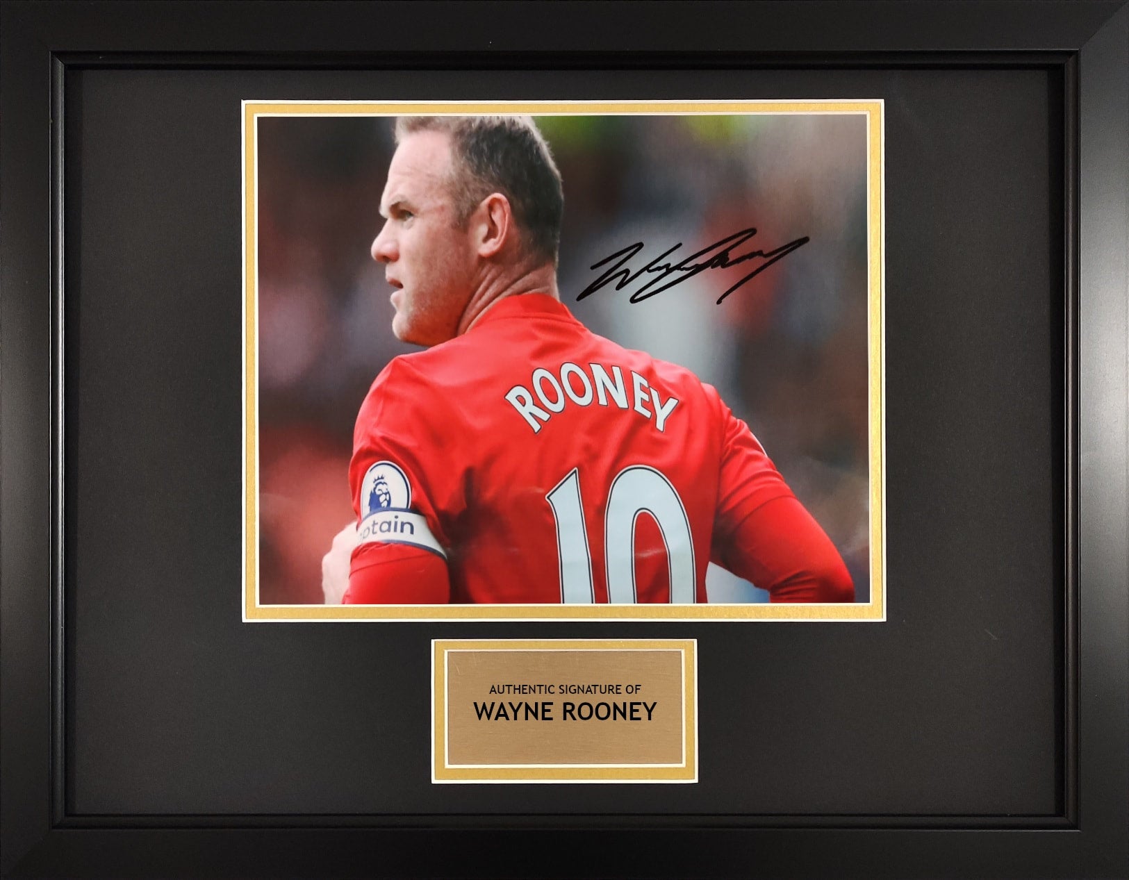 New Wayne Rooney Signed & Framed